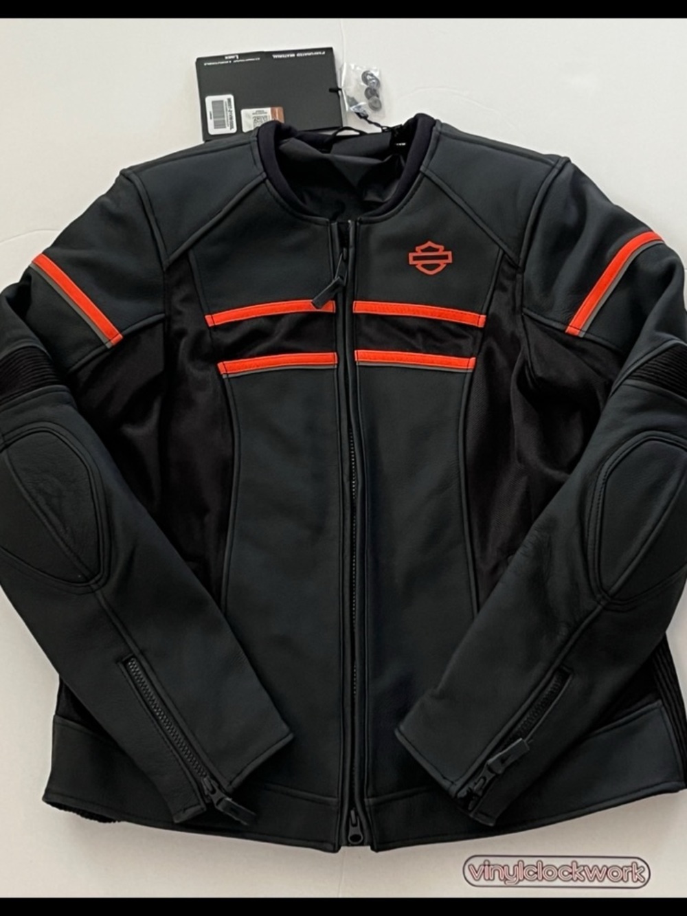 Harley-Davidson Brawler Leather Riding Jacket Black 98007-21VW Women’s Large L